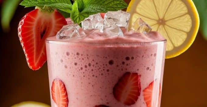 Strawberry Mint Julep Mocktail
