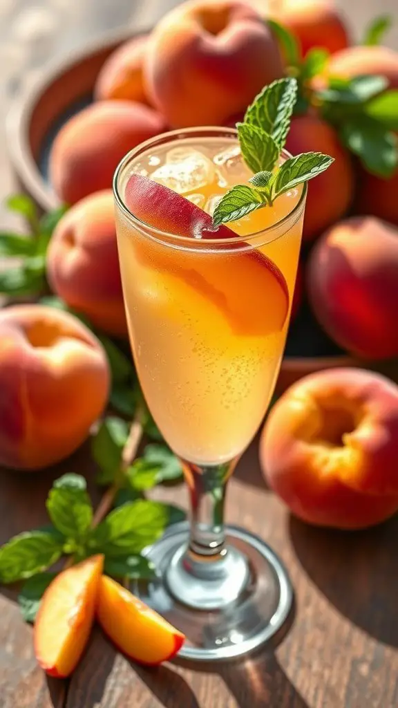 The Perfect Peach Mint Smash for Any Occasion