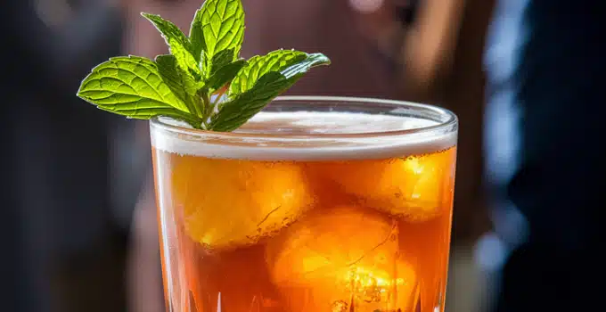 Honey Citrus Mint Julep Mocktail