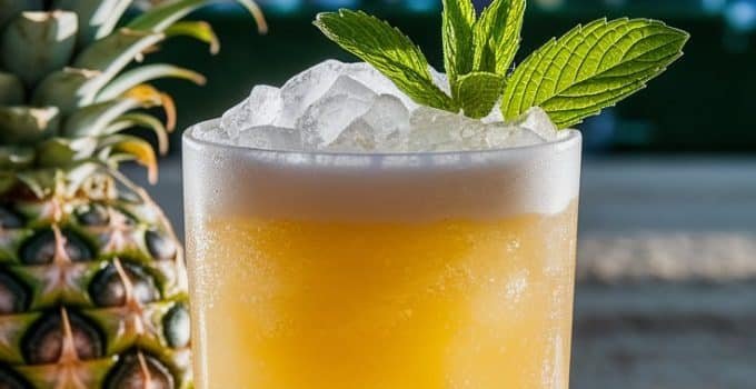 Pineapple Mint Derby Mocktail