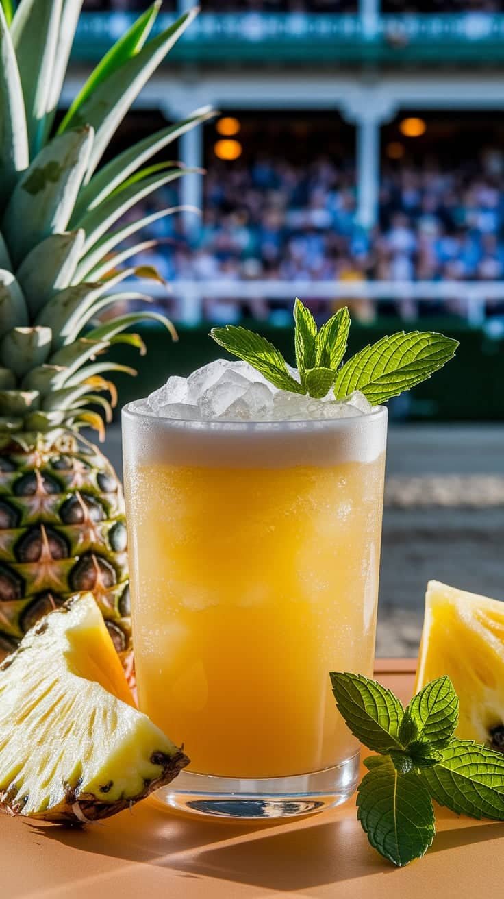 Pineapple Mint Derby Mocktail