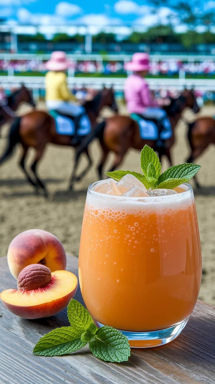Southern Peach Punch Mocktail