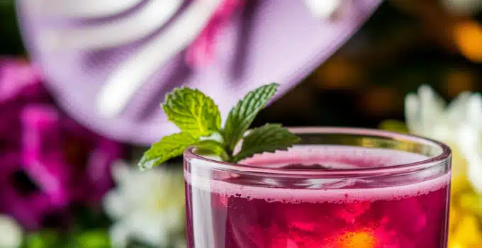 Sparkling Berry Derby Mocktail