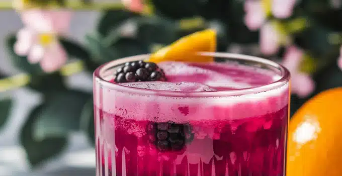 Blackberry Citrus Punch Mocktail