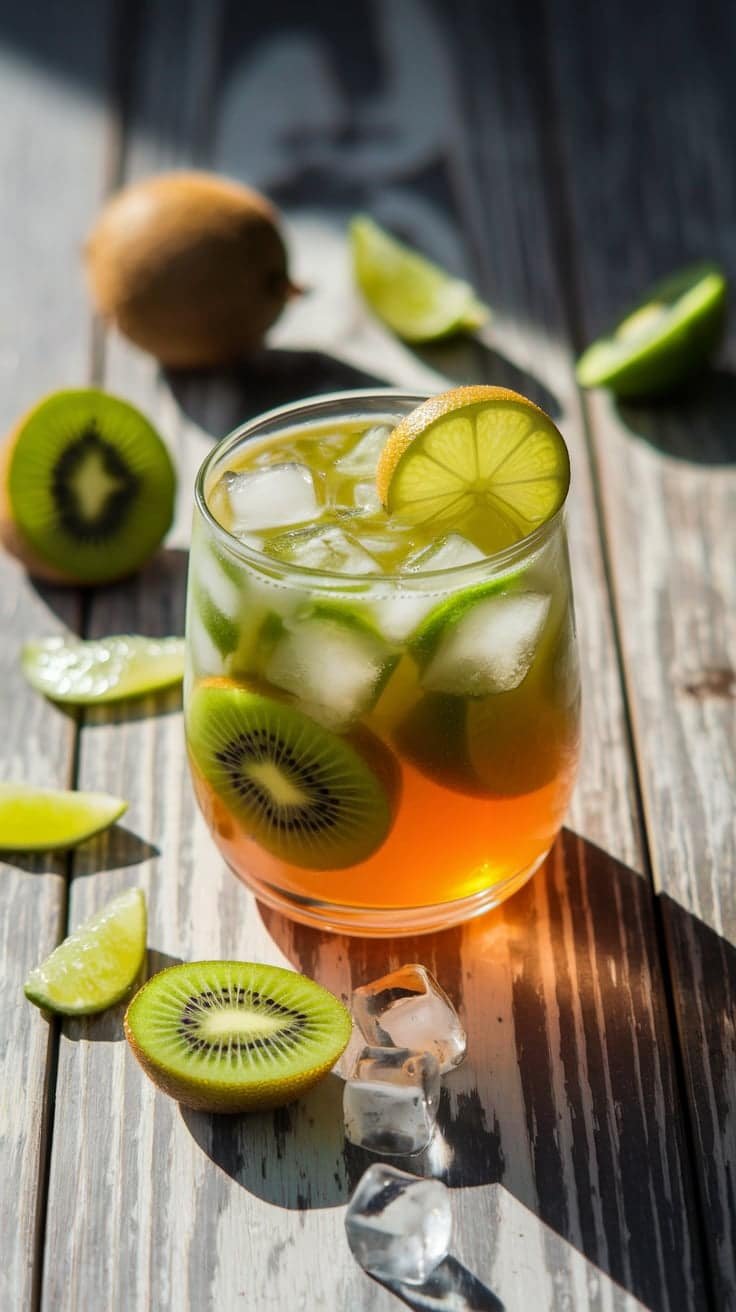 Kiwi Lime Cooler Mocktail