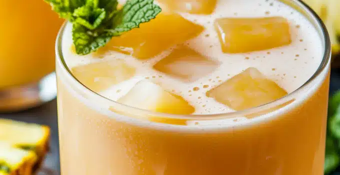 Pineapple Coconut Breeze Mocktail