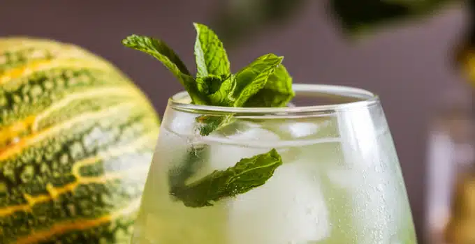 Cucumber Melon Lemonade Mocktail