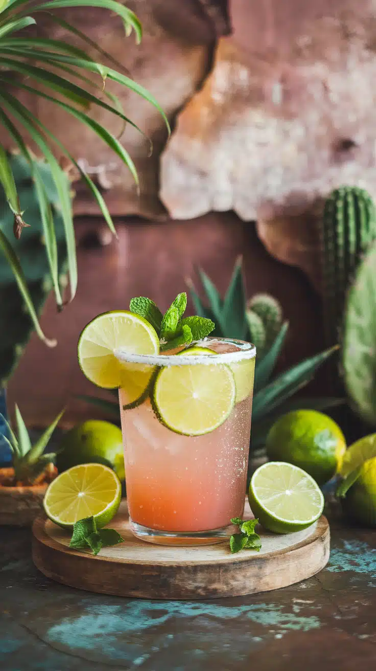 Guava Lime Fresca Mocktail 