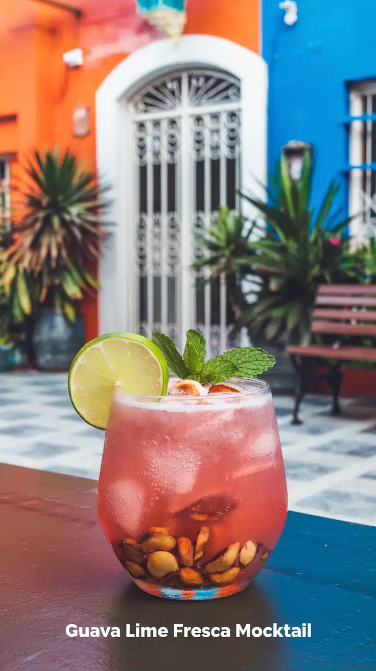Guava Lime Fresca Mocktail 
