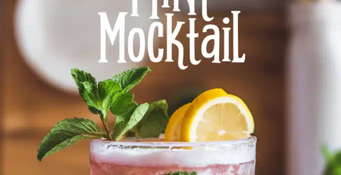 Honey Tart Cherry Mint Mocktail