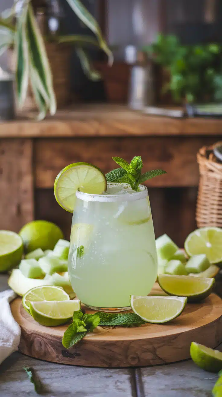Honeydew Lime Breeze Mocktail