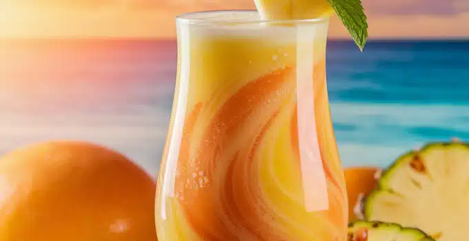 Lilikoi Pineapple Surf Mocktail