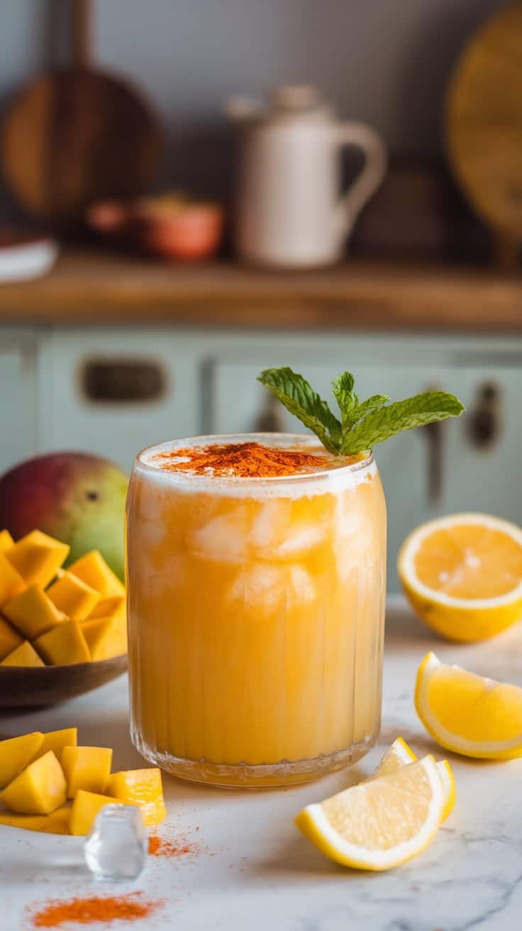 Mango Chili Lemonade Mocktail