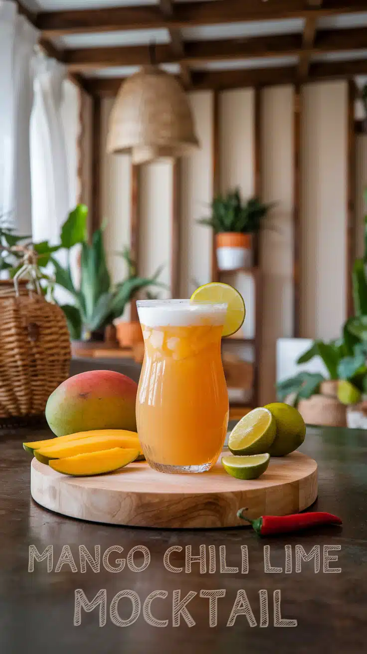 Mango Chili Lime Mocktail 