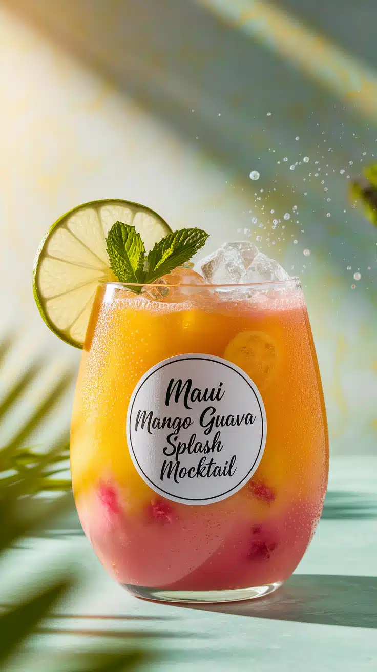 Maui Mango Guava Splash Mocktail