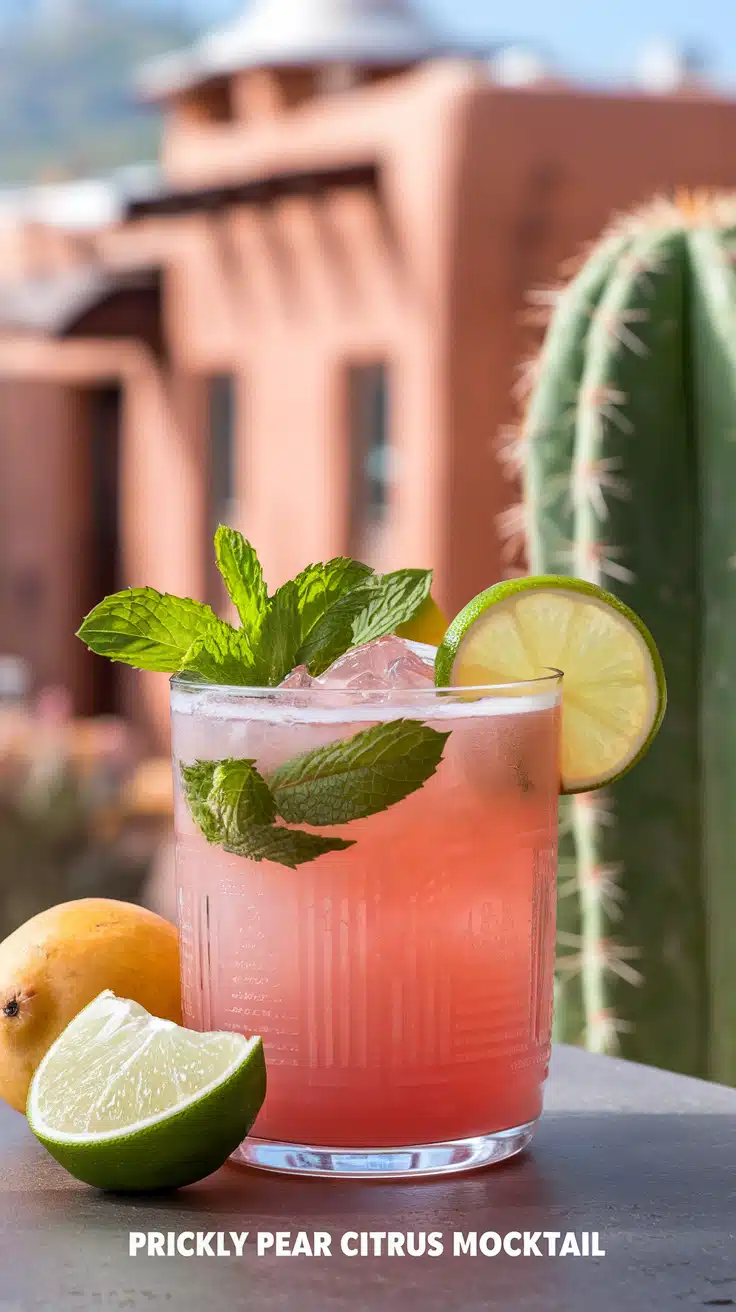 Prickly Pear Citrus Mocktail