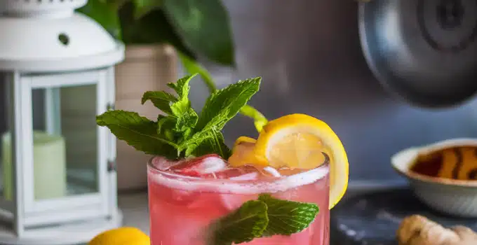 Tart Cherry Ginger Glow Mocktail