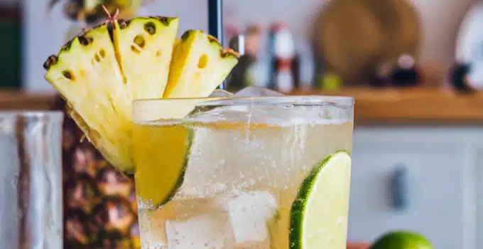 Tropical Pineapple Lime Mocktail