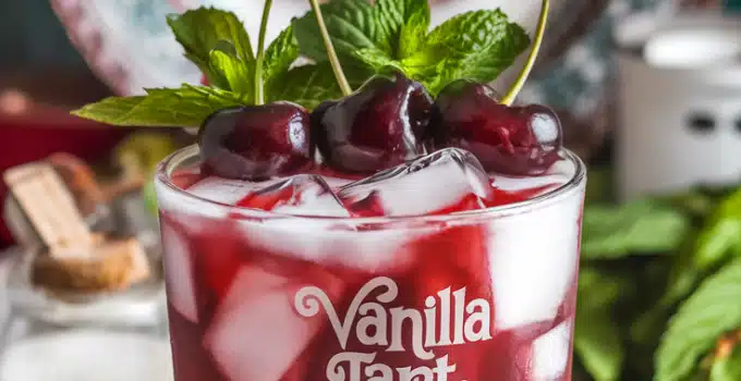 Vanilla Tart Cherry Cream Mocktail