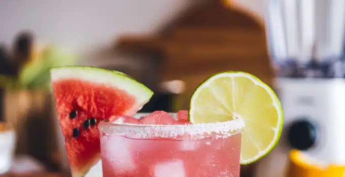 Watermelon Lime Splash Mocktail