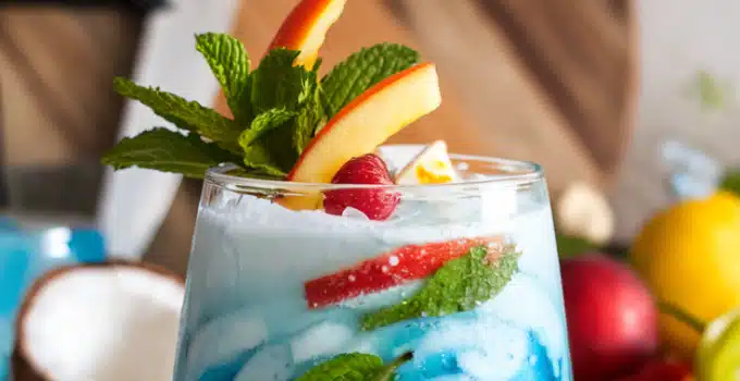 Blue Coconut Wave Mocktail