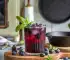 Blueberry Basil Bliss Mocktail