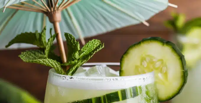 Cucumber Mint Cooler Mocktail