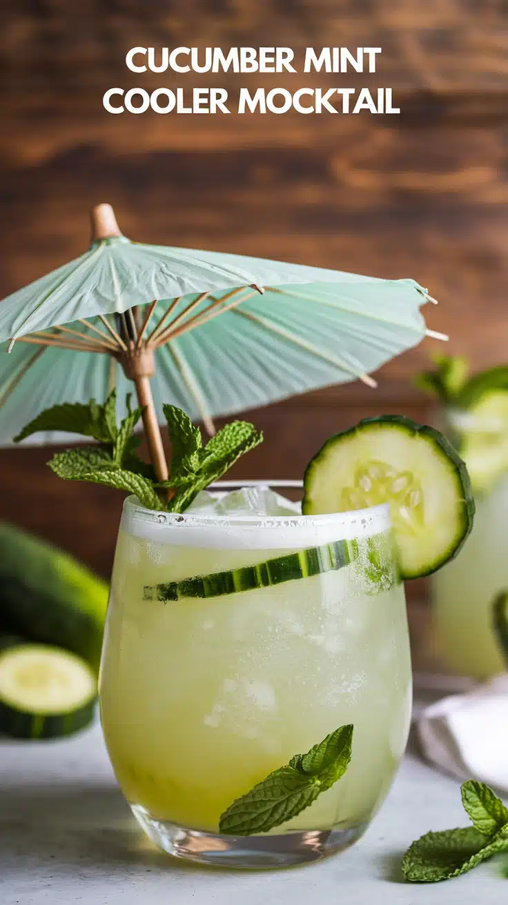 Cucumber Mint Cooler Mocktail