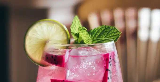 Dragon Fruit Sparkle Mocktail