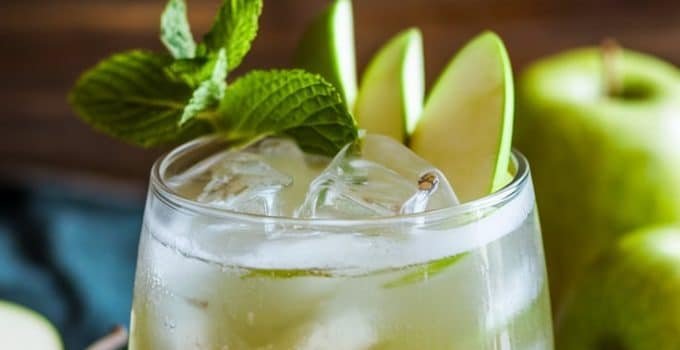 Green Apple Ginger Glow Mocktail