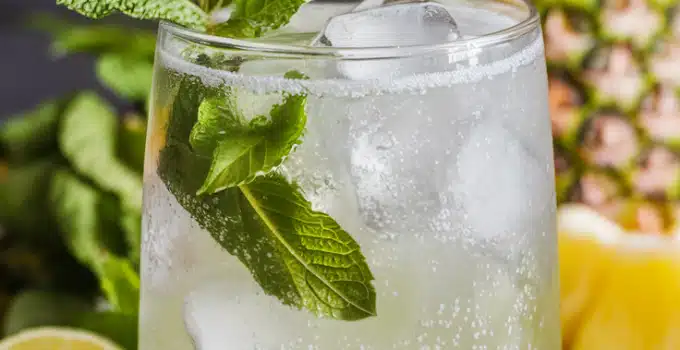 Minted Pineapple Citrus Mocktail