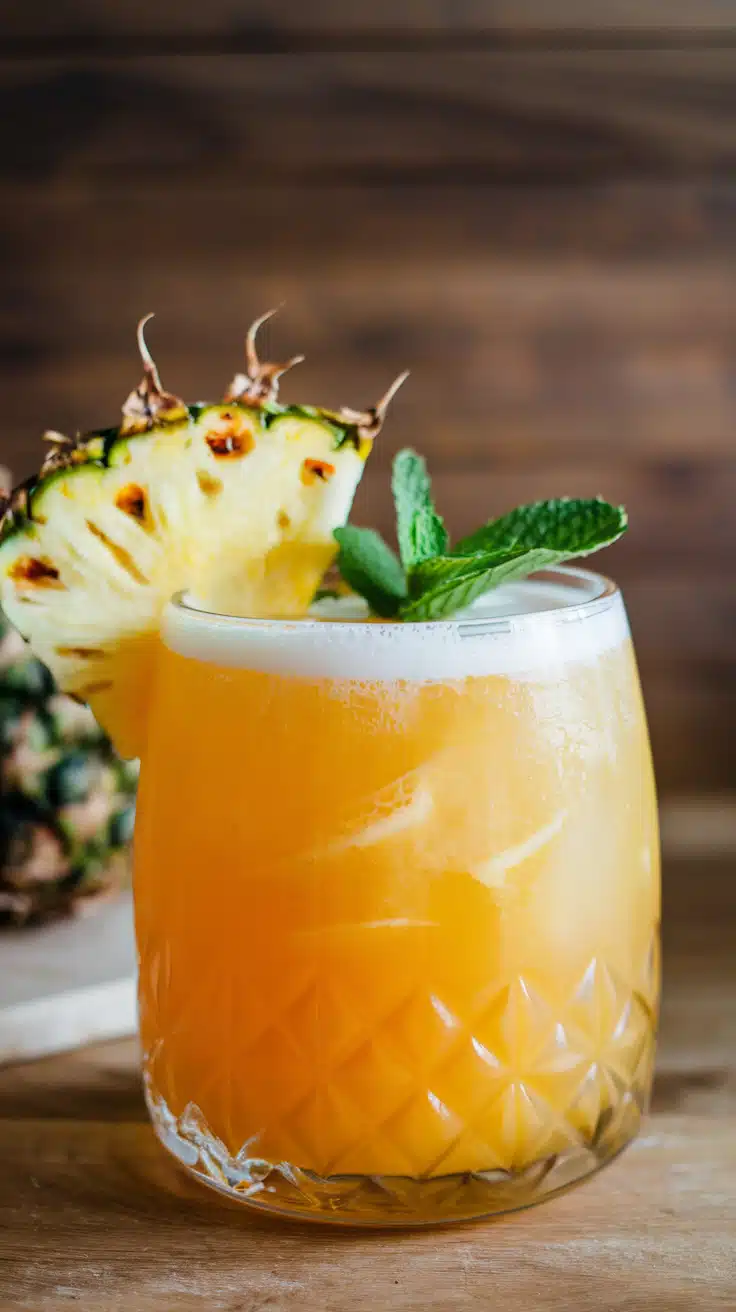 Pineapple Passion Glow Mocktail