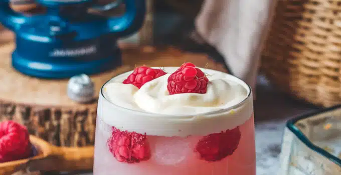 Raspberry Cream Dream Mocktail