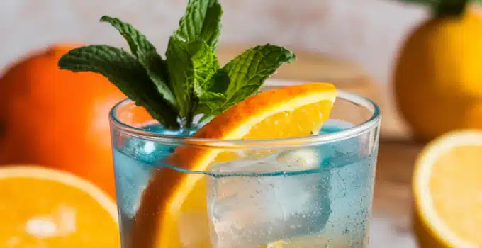 Sapphire Citrus Glow Mocktail