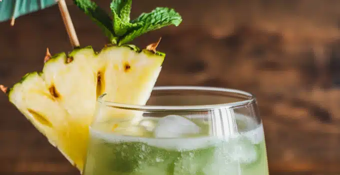 Spinach Pineapple Vitality Mocktail