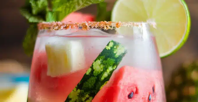 Watermelon Pineapple Chill Mocktail