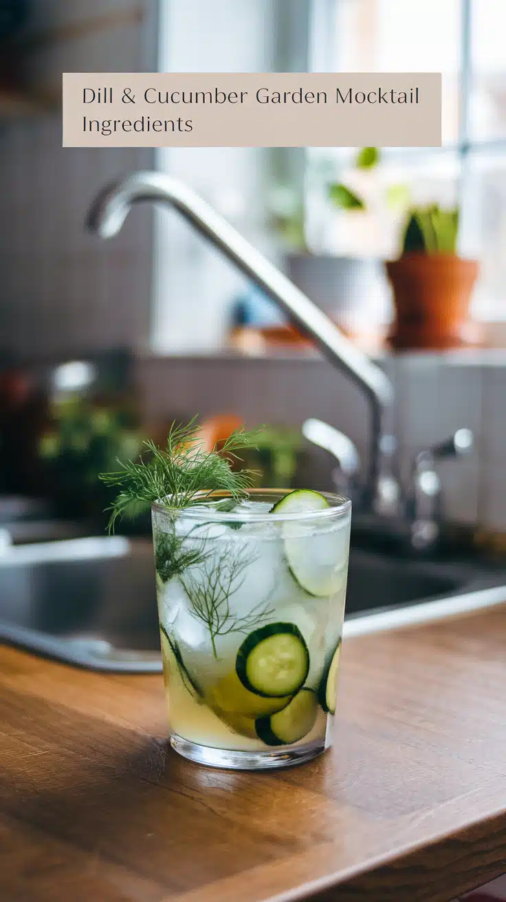 Dill & Cucumber Garden Mocktail