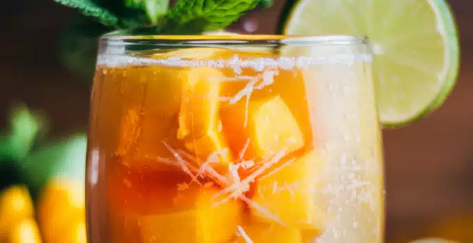 Mango Ginger Glow Mocktail