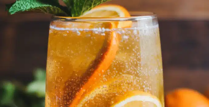 Sparkling Citrus Turmeric Mocktail