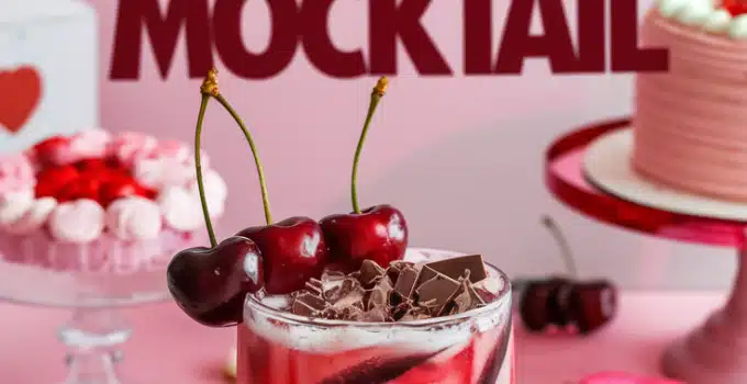 Cherry Chocolate Crush Mocktail