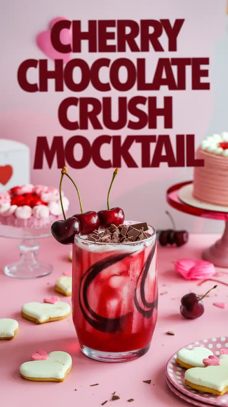 Cherry Chocolate Crush Mocktail