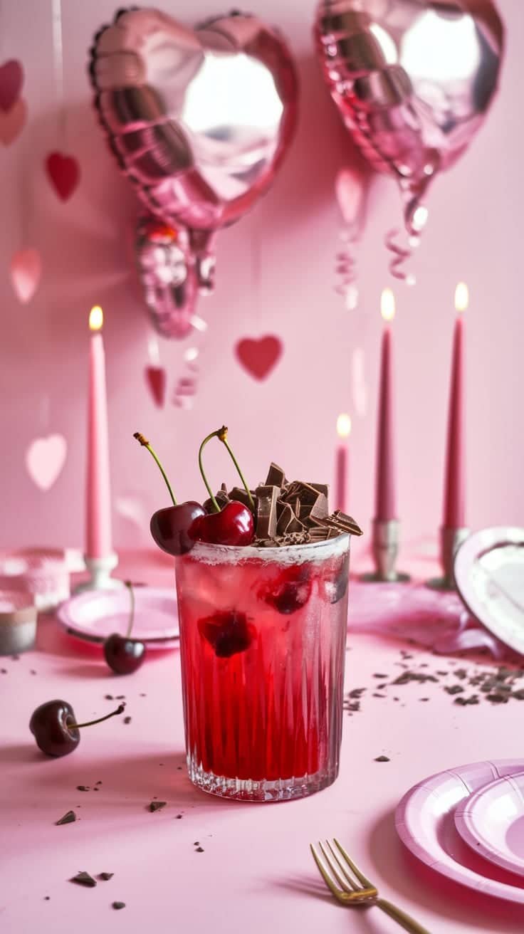 Cherry Chocolate Crush Mocktail