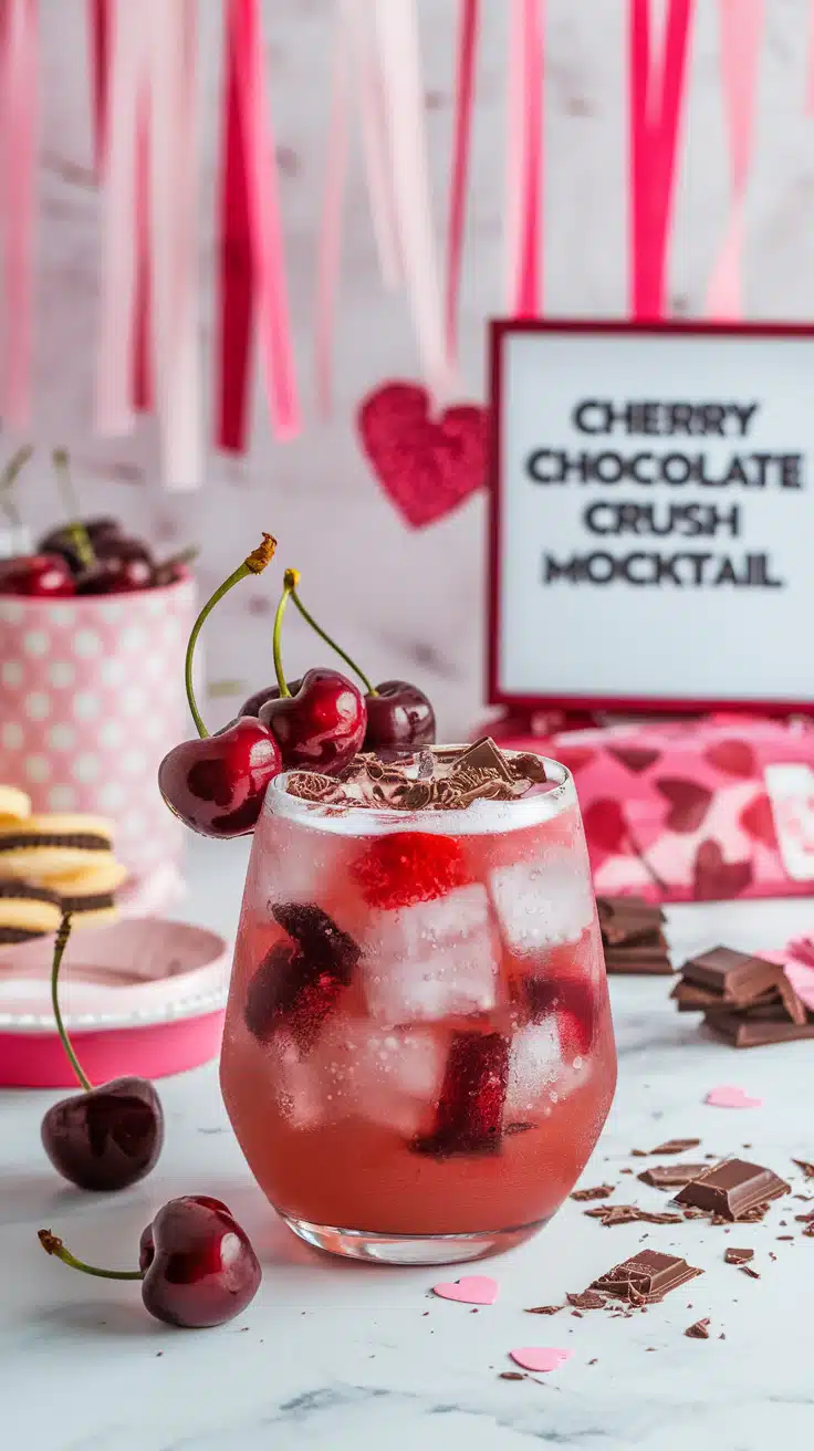 Cherry Chocolate Crush Mocktail