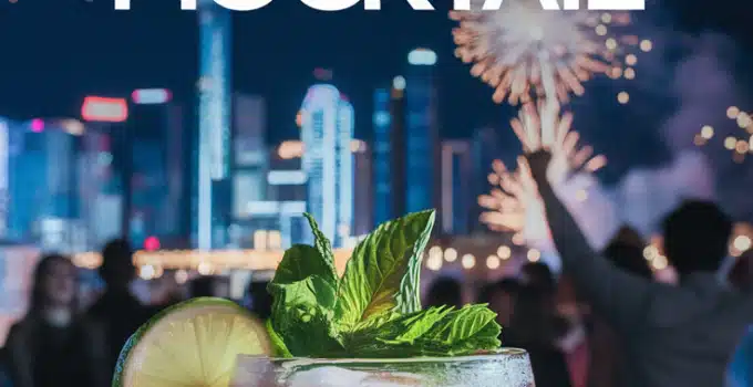 Coconut Lime Firework Mocktail