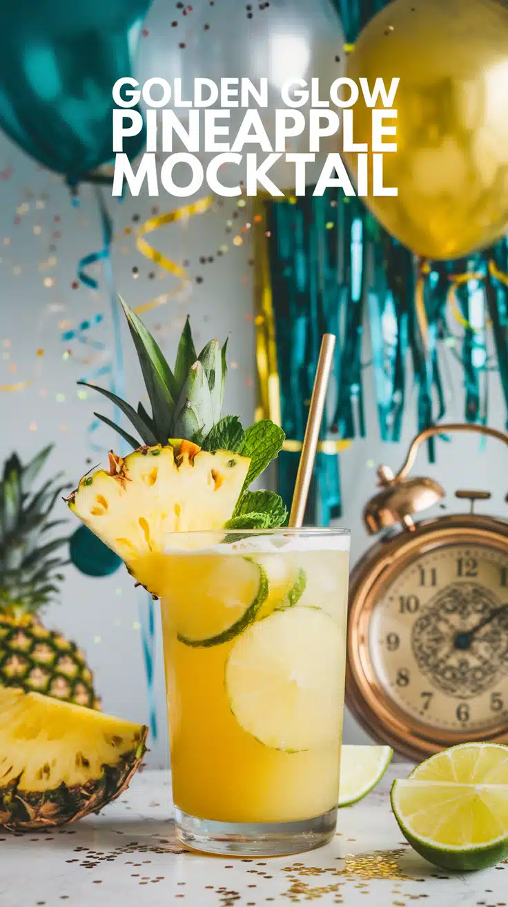 Golden Glow Pineapple Mocktail
