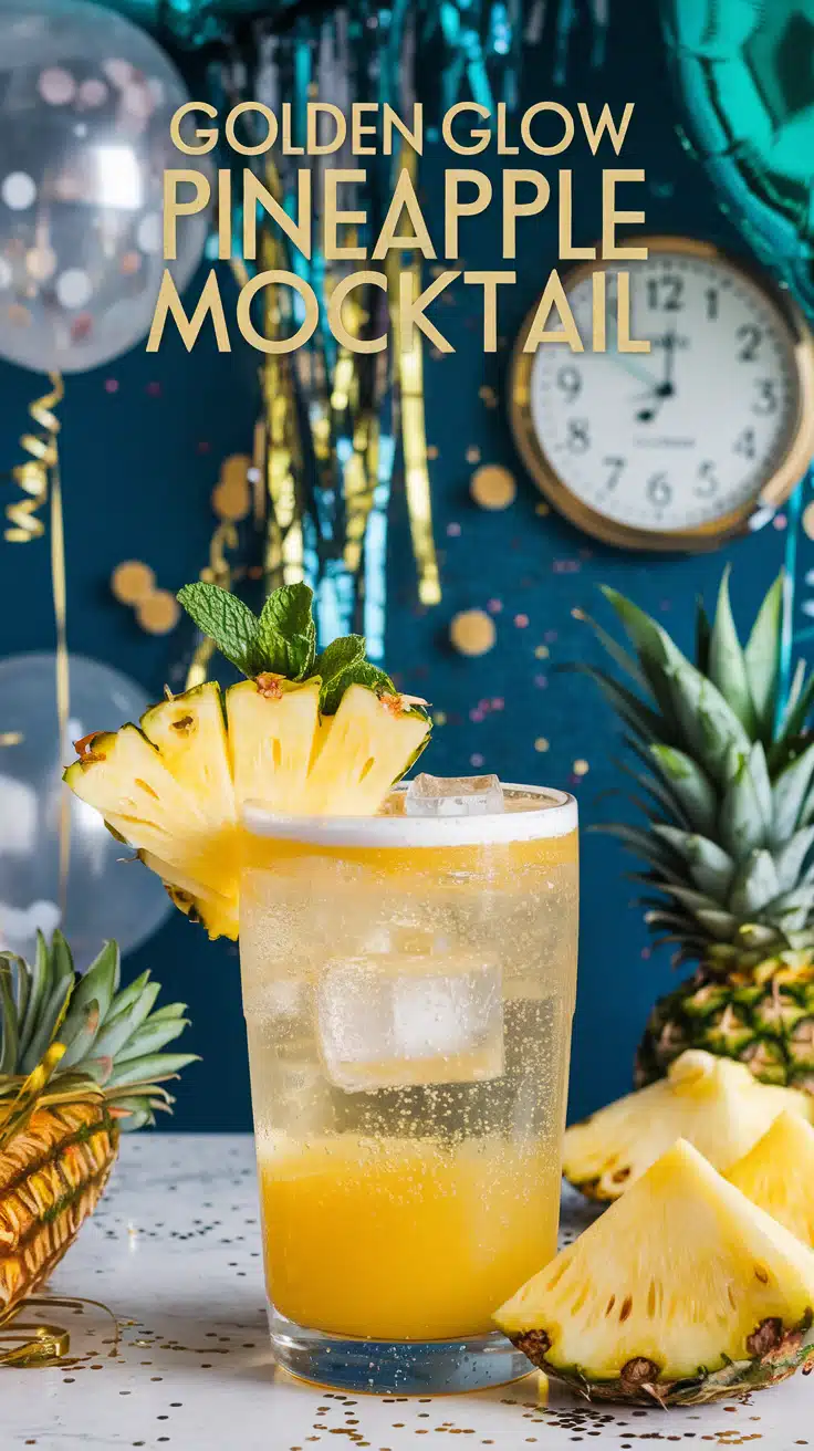 Golden Glow Pineapple Mocktail