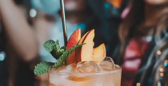 Honey Peach Celebration Mocktail