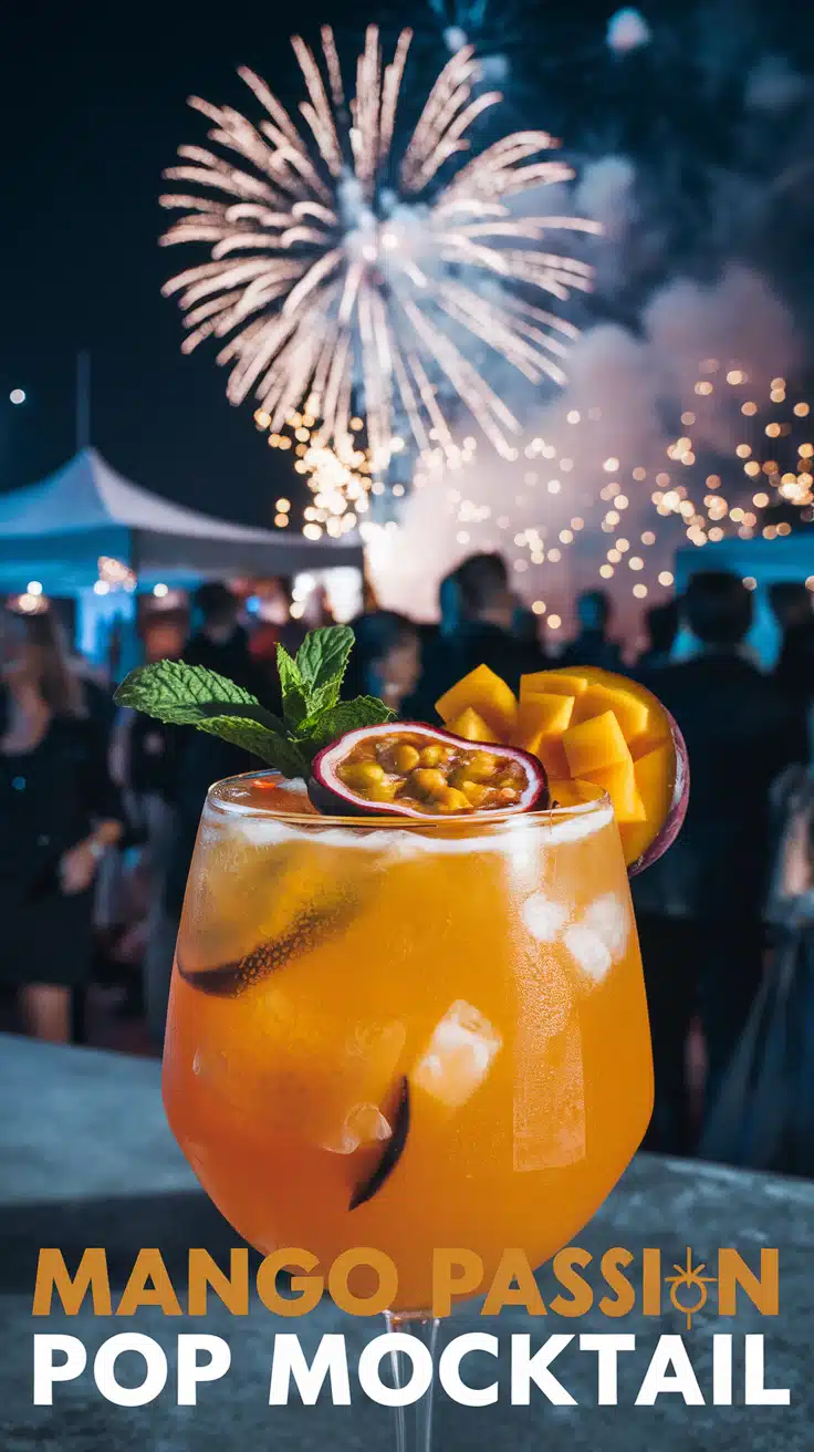 Mango Passion Pop Mocktail