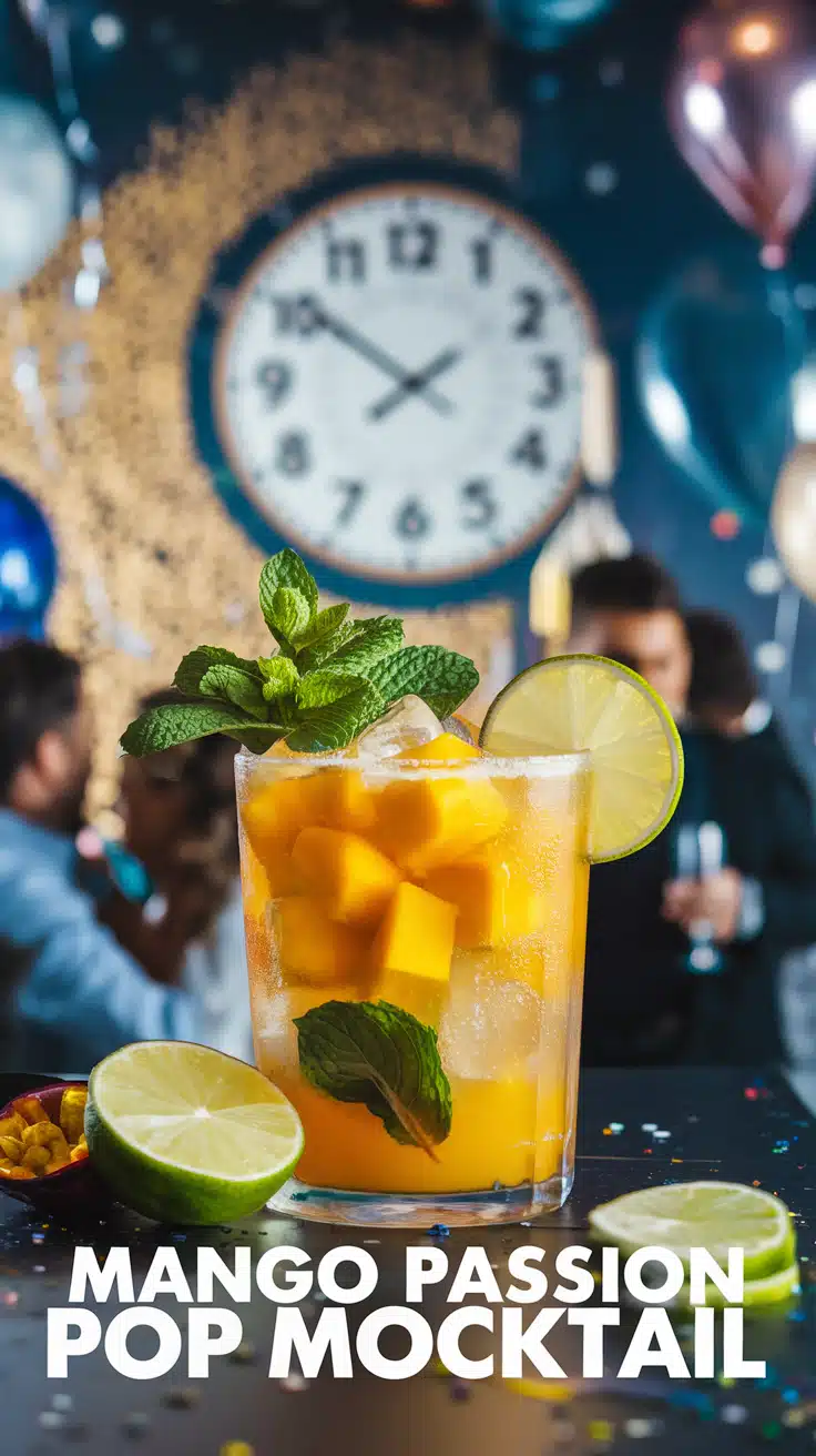 Mango Passion Pop Mocktail