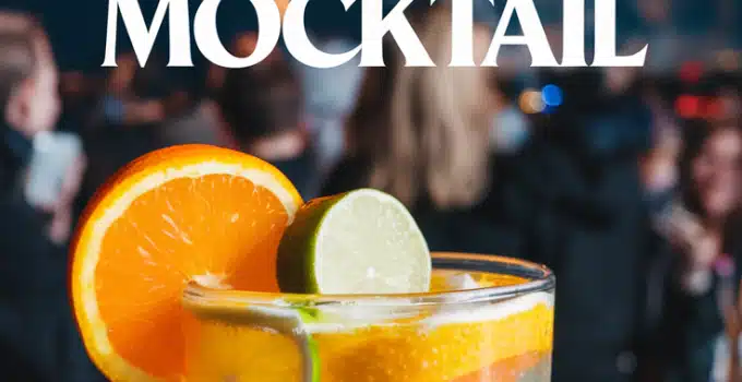 Midnight Sparkle Citrus Mocktail